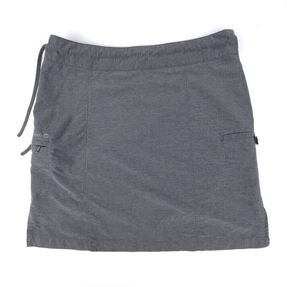 Merrell Dresses & Skirts - NEW Merrell Opti-Wick UPF 50 High Rise Hiking Ripstop Cargo Skirt Gray Womens 4